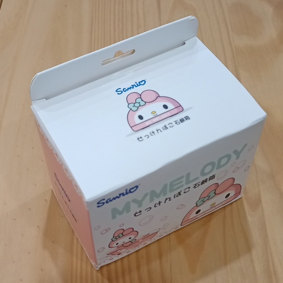 Sanrio My Melody Soap Dish Tray w Cover Drain - Picture 14 of 15